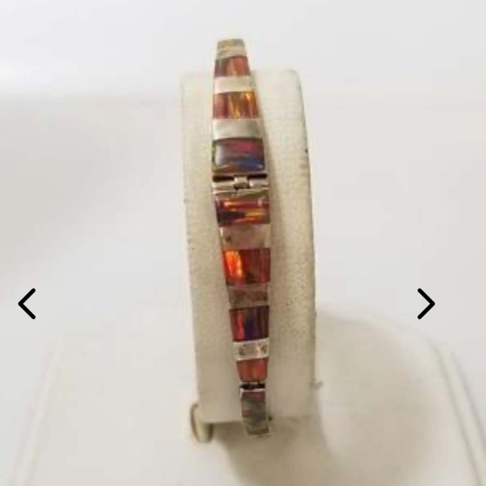 Red Fire Opal Set Includes Ring-Earrings, Bracele… - image 6